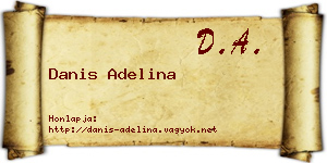 Danis Adelina névjegykártya